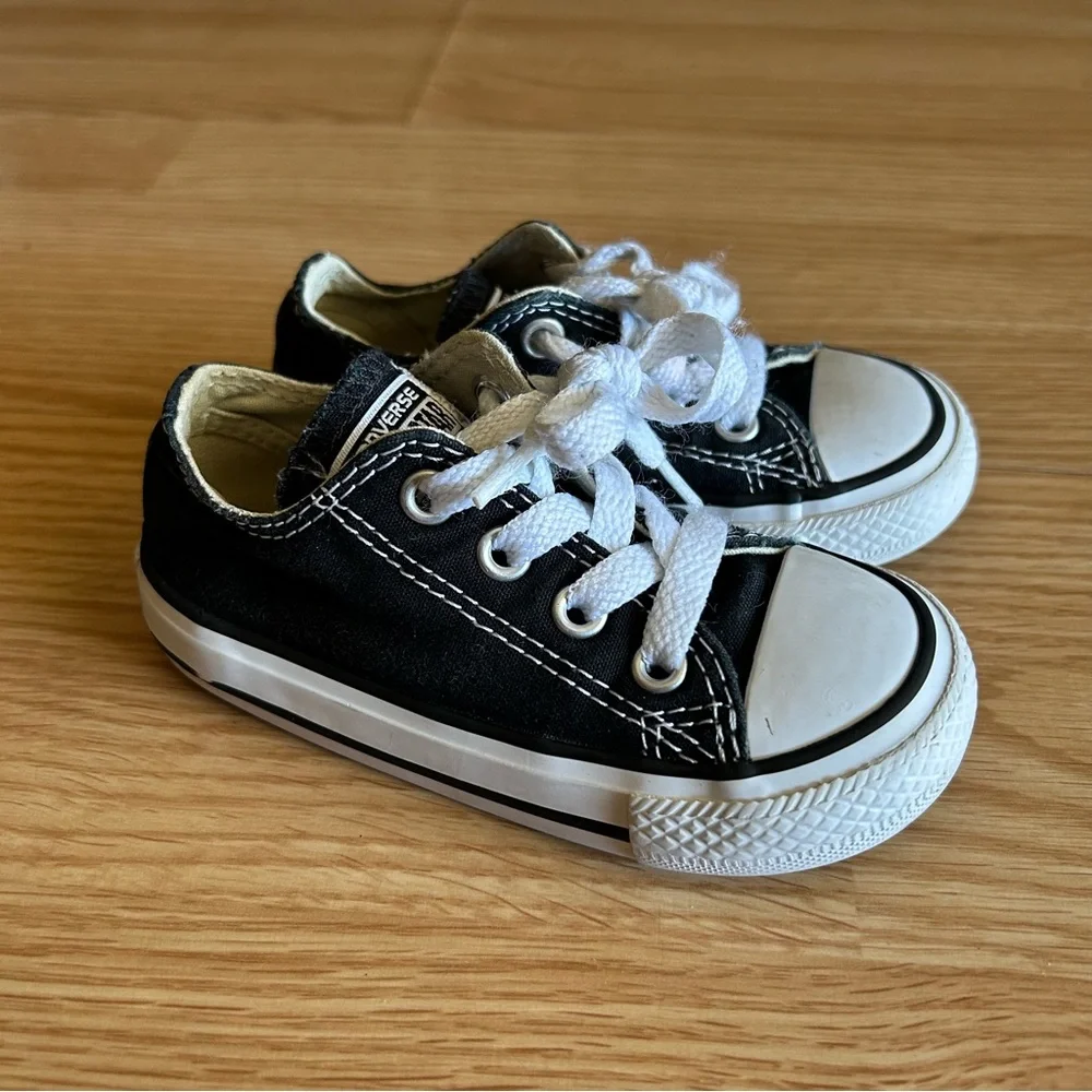 Converse Chuck Taylor All Stars Black Low Top Shoes Infant 6